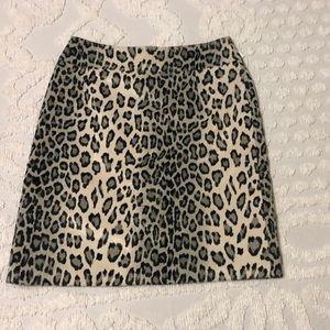 Leopard Print Skirt